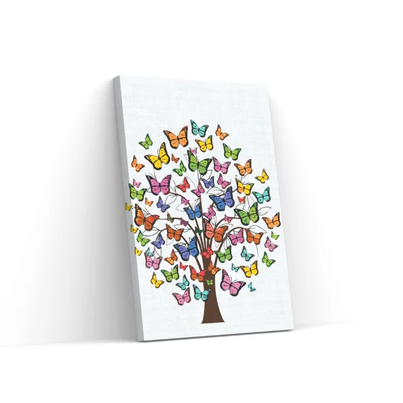 Pintar por Números – Árbol mariposa Hecho A Mano
