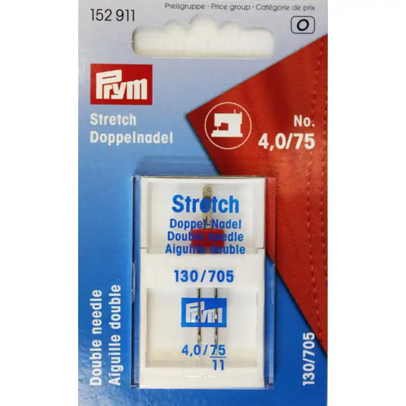 Aguja Gemela 4mm Máquina de Coser T.P. Stretch Prym No Te Lo Pierdas