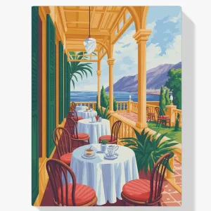 Pintar por Números – Café en la terraza Moderno