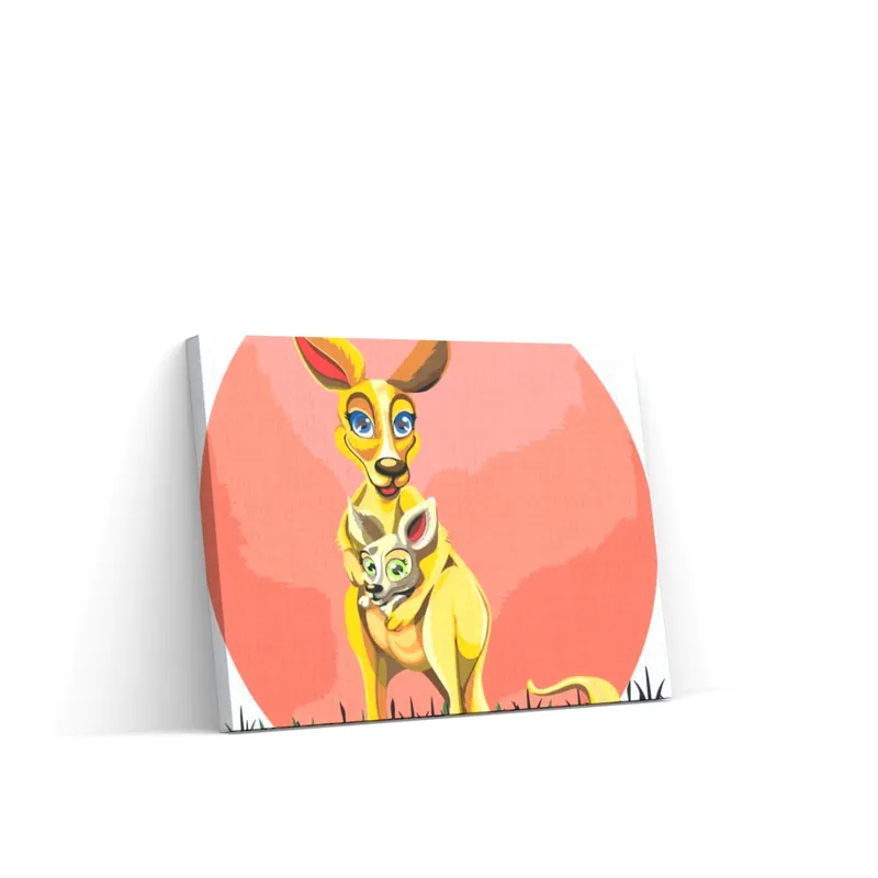 Pintar por Números – Canguro con cachorro Última Oportunidad