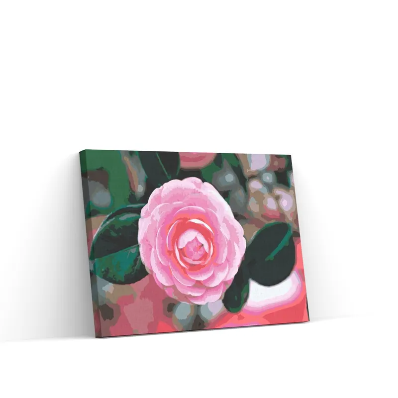 De Moda Pintar por Números – Camelia rosa