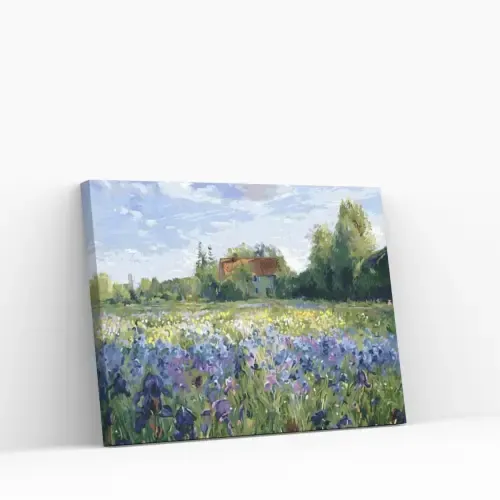 Pintar por Números – Campo de flores azules Compra Hoy
