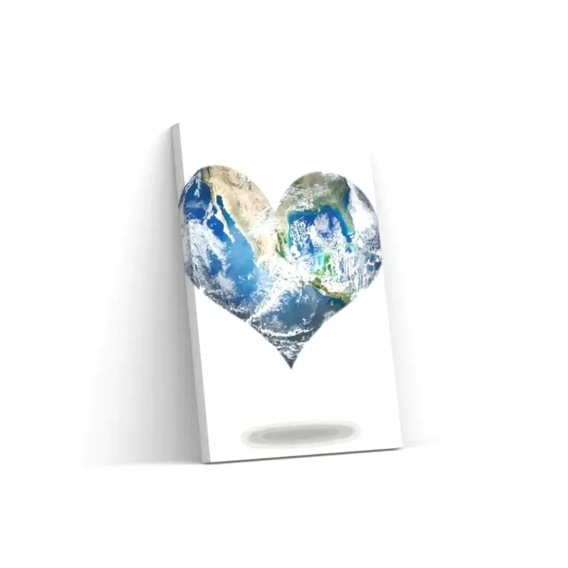 Premium Pintar por Números – Corazón Tierra