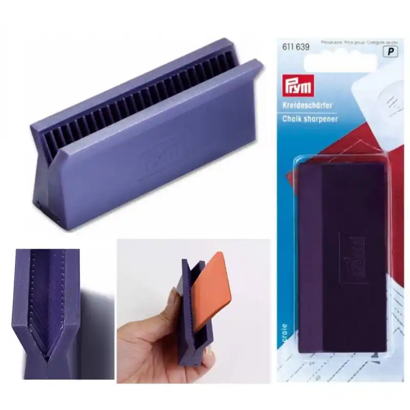 Afilador de Tizas Prym - Plástico Violeta para Costura y Sastrería Disponible Ahora
