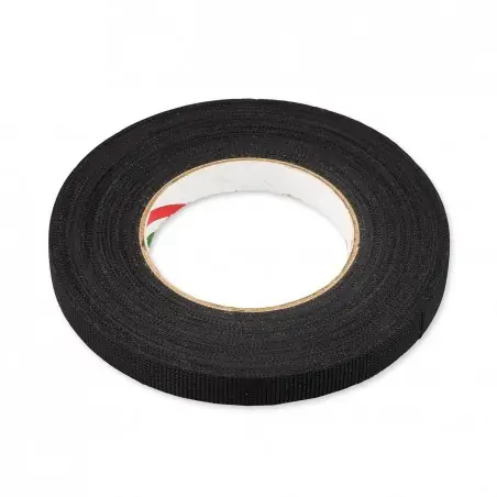 Cinta adhesiva costura trama negra 15mm x 50m Certificado