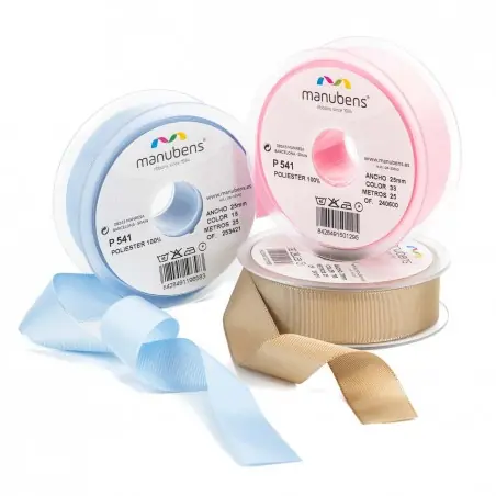 Solo Por Tiempo Limitado Cinta tafetán 100% poliéster 10 mm Manubens 541 - 25 metros