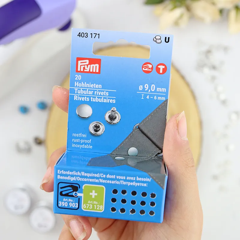 Set de 20 remaches tubulares 9,0 mm de Prym Oferta De Temporada
