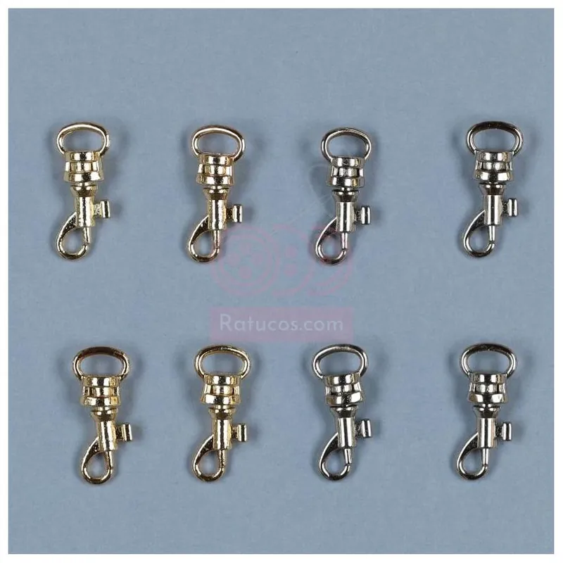 MOSQUETON ZAMAK 27 MM COLORES Tendencia