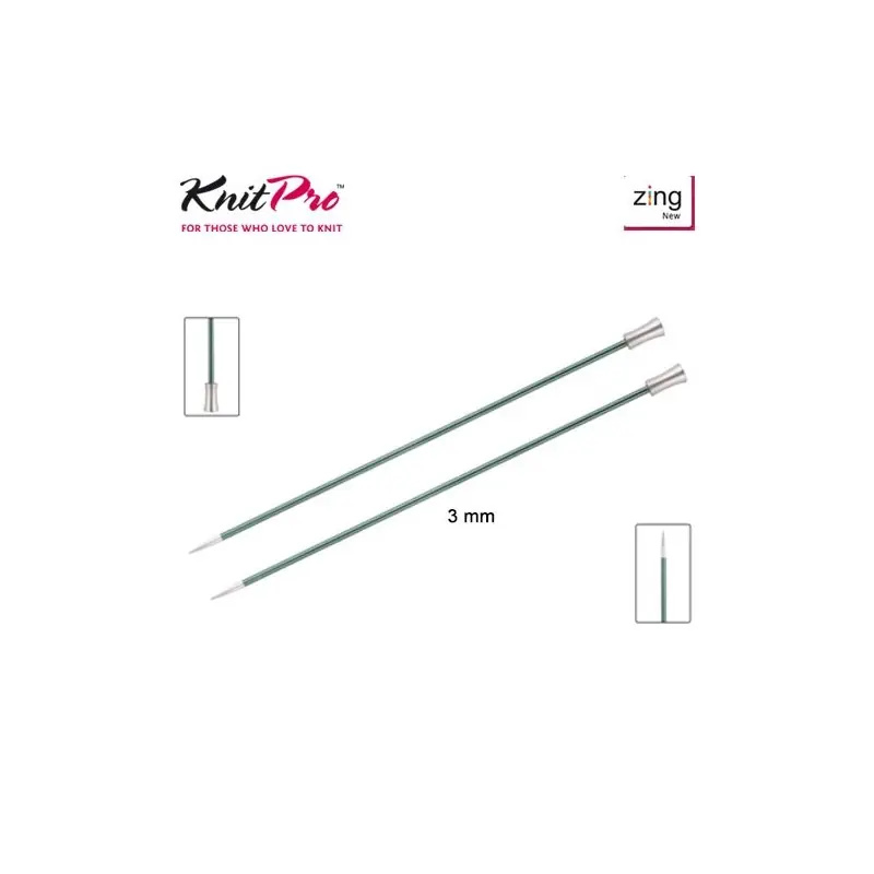 Barato AGUJA TRICOTAR 47325 METAL ZING 3mm (Par)