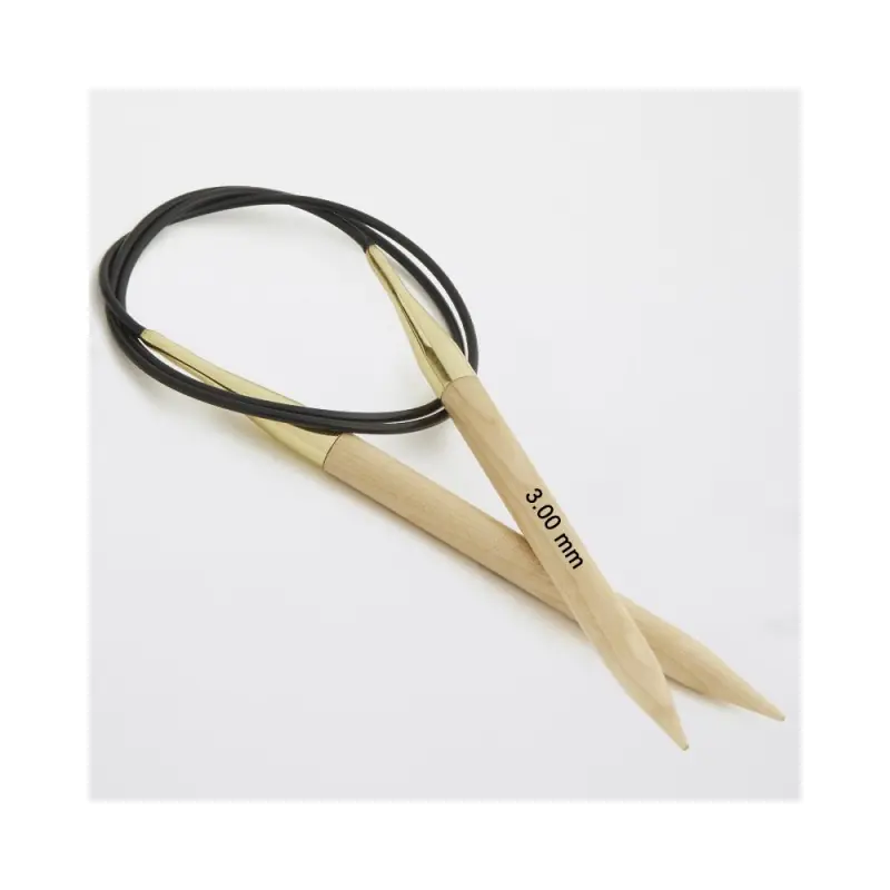 AGUJA CIRCULAR 35380 FIJA 3,00mm (Par) De Moda