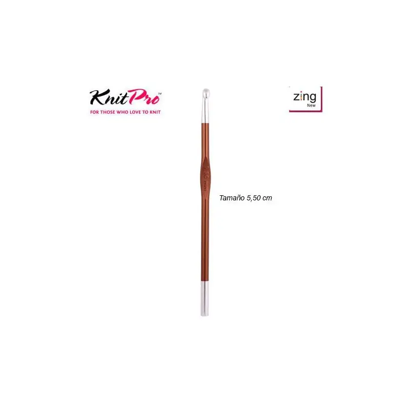 AGUJA GANCHILLO 47472 KNIPRO ZING (Unidad) 5,5cm Favorito De Clientes