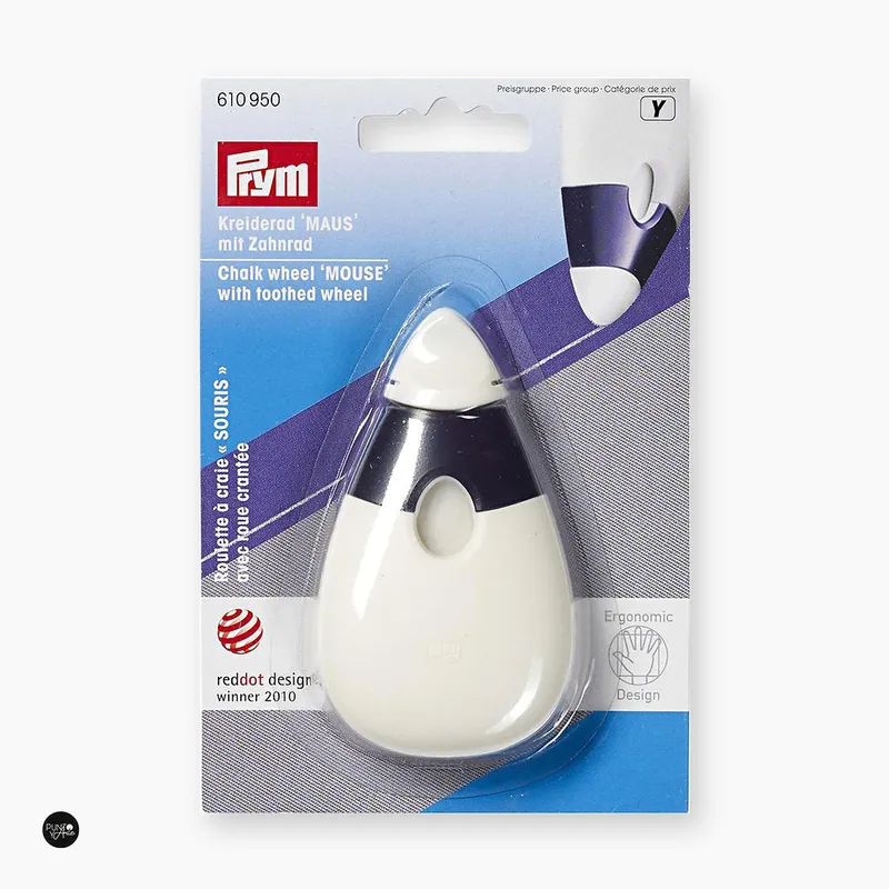 Rueda de tiza ergonómica "Mouse" de Prym 610950 para marcar tejidos Oferta De Temporada
