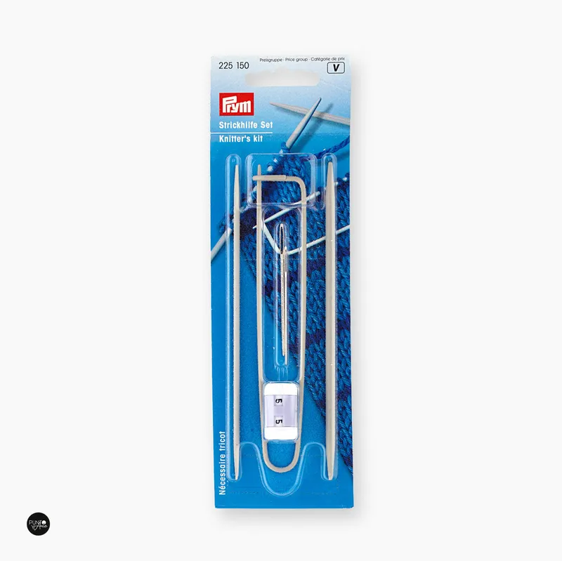 Auténtico Kit de Accesorios para Tejer Prym 225150 - Herramientas Indispensables para Tus Proyectos de Tricot