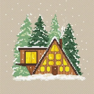 Edición Limitada Silent Night - Grafico de Punto de Cruz Punto y Arte P002