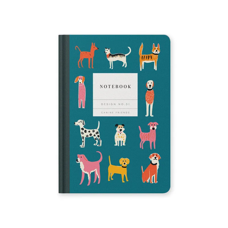 Venta Final Cuaderno Design No.31 Canine Friends Kaleido de Tapa Dura (A5)(10603)