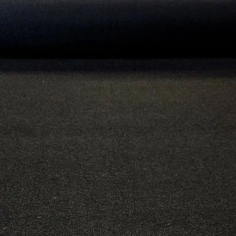 Precio De Fábrica Tela de Punto de Algodón Negra (ancho 1,50M)