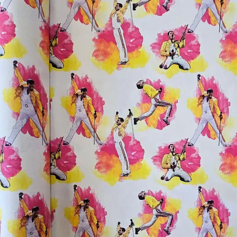 Compra Ahora Tela de Loneta Half Panamá Freddie Mercury Algodón (ancho 2,80M)