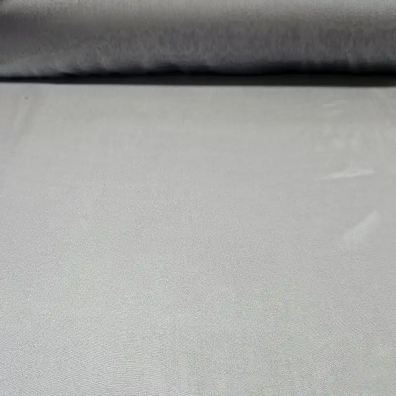 Hecho A Mano Tela de Gasa Plata Catiónica (ancho 1,45M)