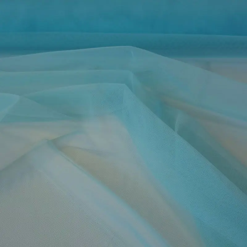 Precio Reducido Tela de Tul Sedoso Verde Agua Flamenca (ancho 1,60M)