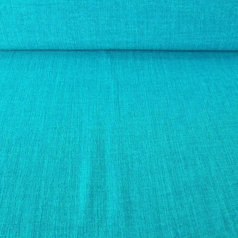 Tendencia Tela Rústica Efecto Lino Verde Agua (ancho 1,50M)