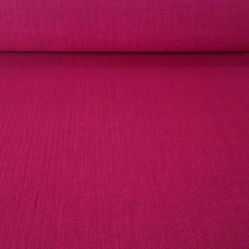 Tela Rústica Efecto Lino Fucsia (ancho 1,50M) Imprescindible (Must-Have)
