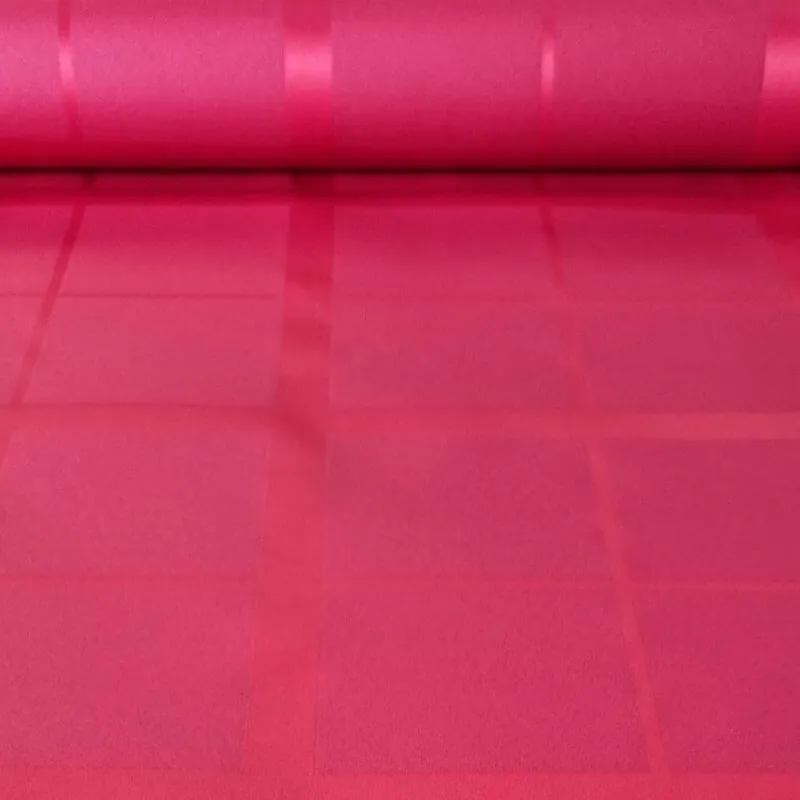 Envío Inmediato Tela de Mantelería Resinada Antimanchas Roja Cuadrados Navideña (ancho 1,40M)