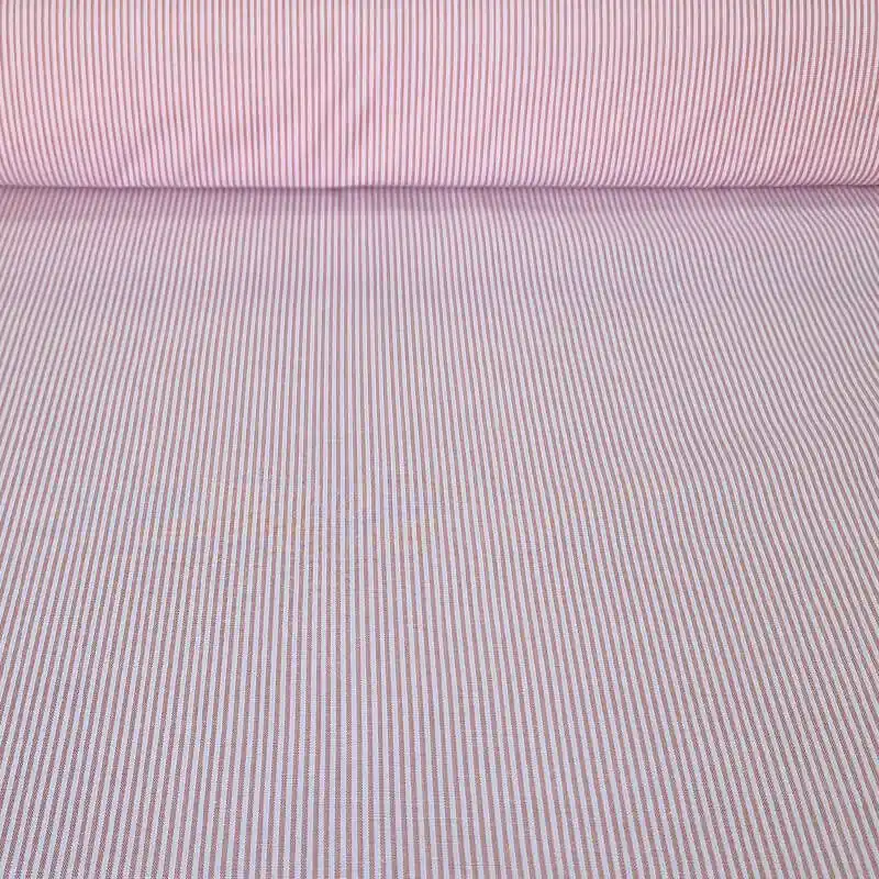 Moderno Tela de Vichy Rayas 1mm Naranja (ancho 1,60M)