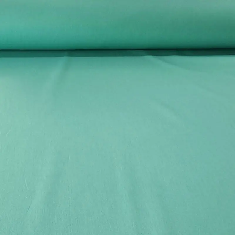 Últimas Unidades Tela de Popelín Verde Agua para Forro (ancho 1,50M)