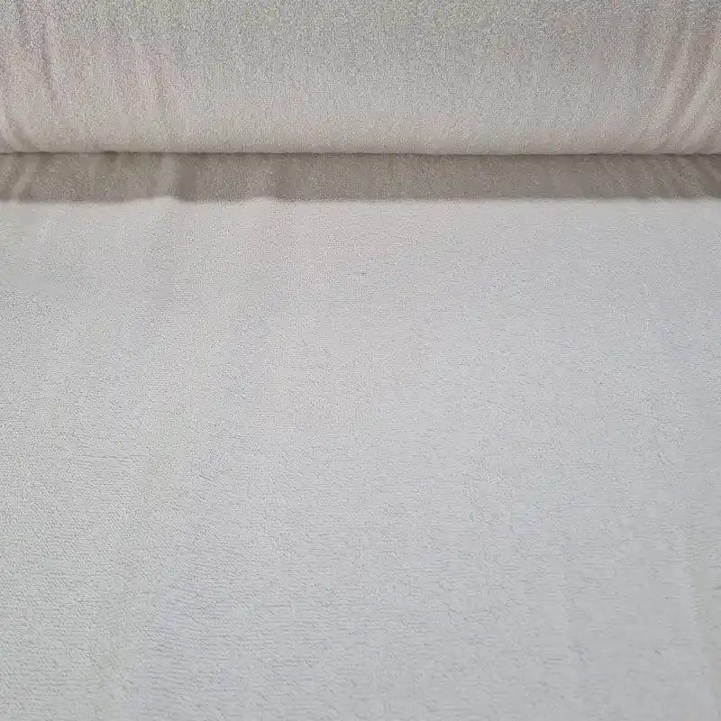 Hecho A Mano Tela de Rizo de Toalla Marfil Orillos Terminados (ancho 1,45M)