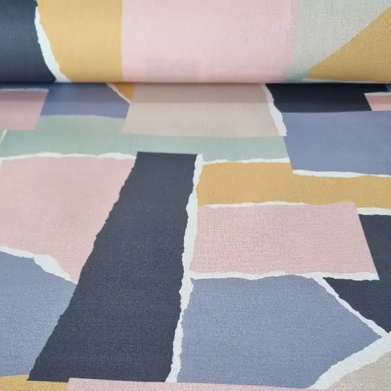 Máxima Calidad Tela de Mantelería Resinada Antimanchas Tonos Pasteles (ancho 1,40M)