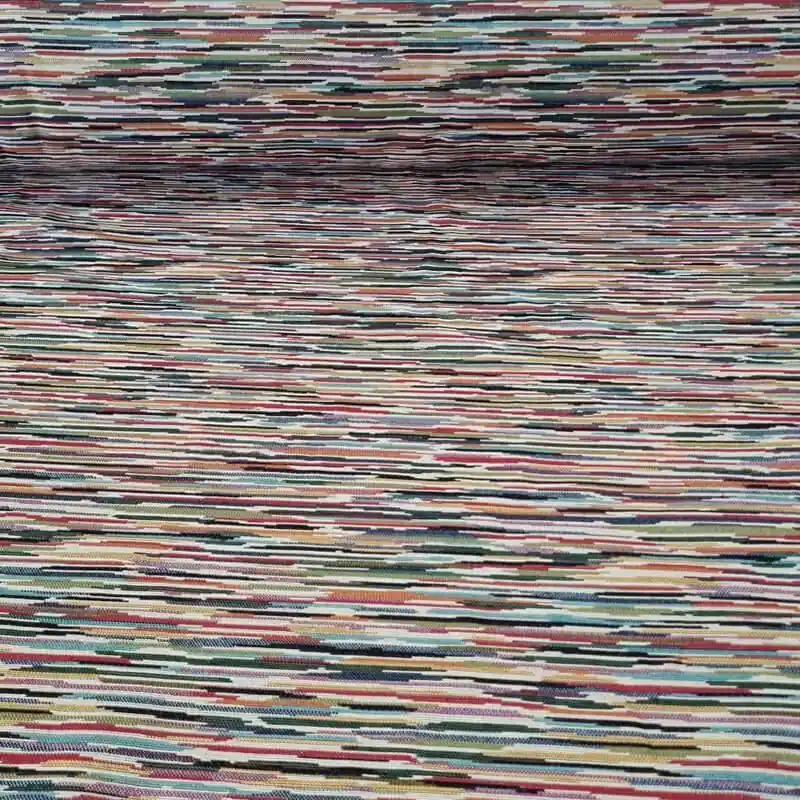 Bestseller Tela de Gobelino Cruda Rayas Multicolor (ancho 2,80M)