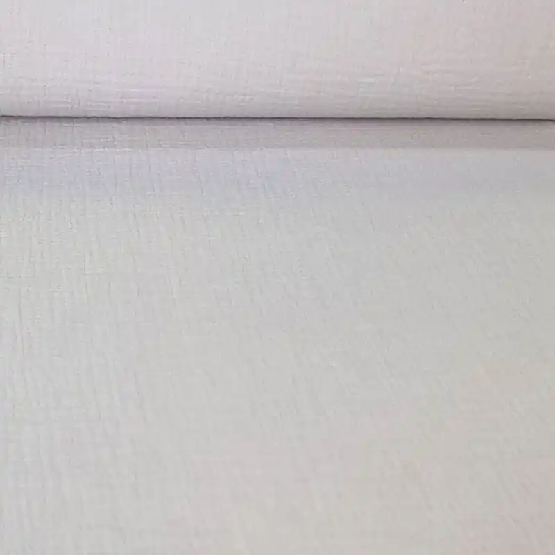 Favorito De Clientes Tela de Doble Gasa Bambula Vainilla (ancho 1,30M)