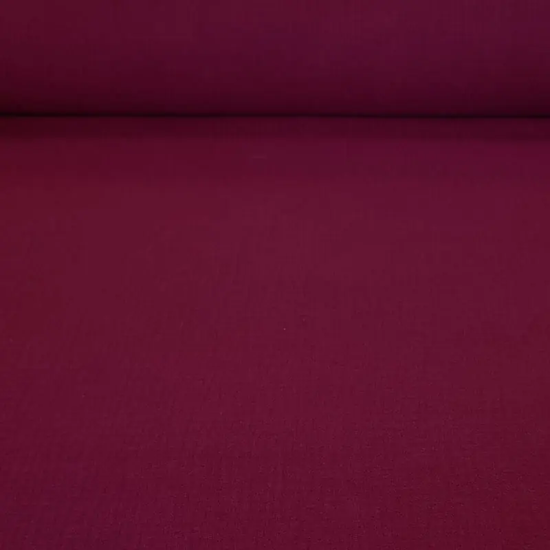 Tela de Doble Gasa Bambula Burdeos (ancho 1,30M) Imprescindible (Must-Have)