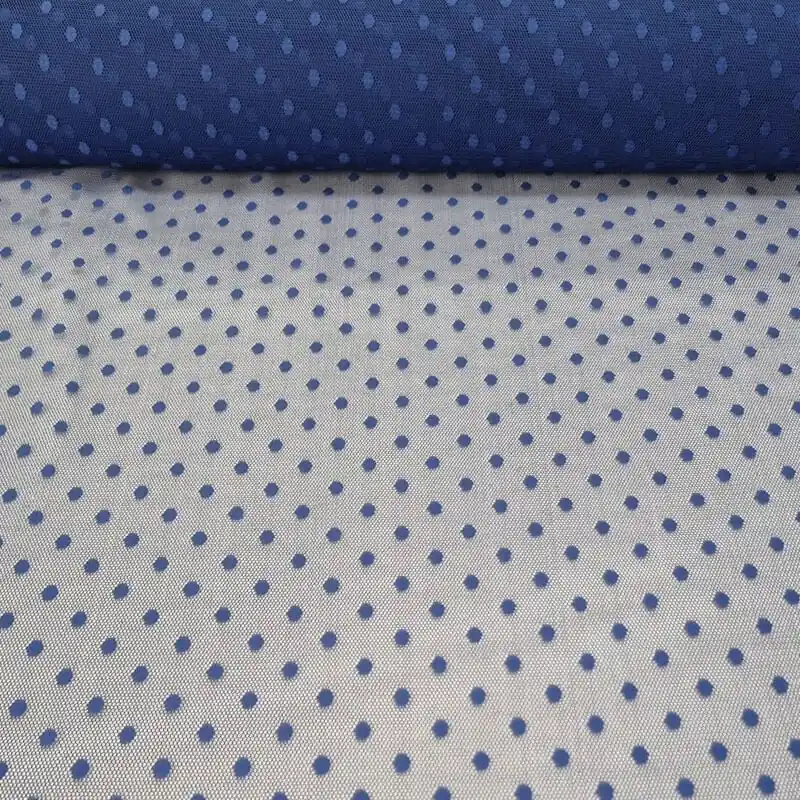 Tela de Tul Plumeti Mediano Azulina (ancho 1,45M) Envío Inmediato