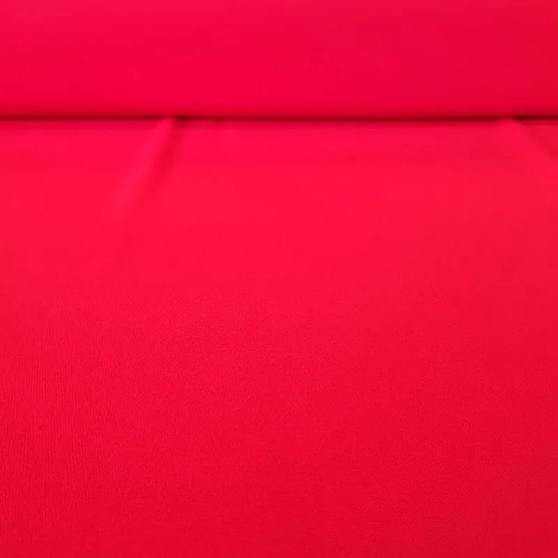 Barato Tela de Crep Lisa color Rojo (ancho 1,50M)