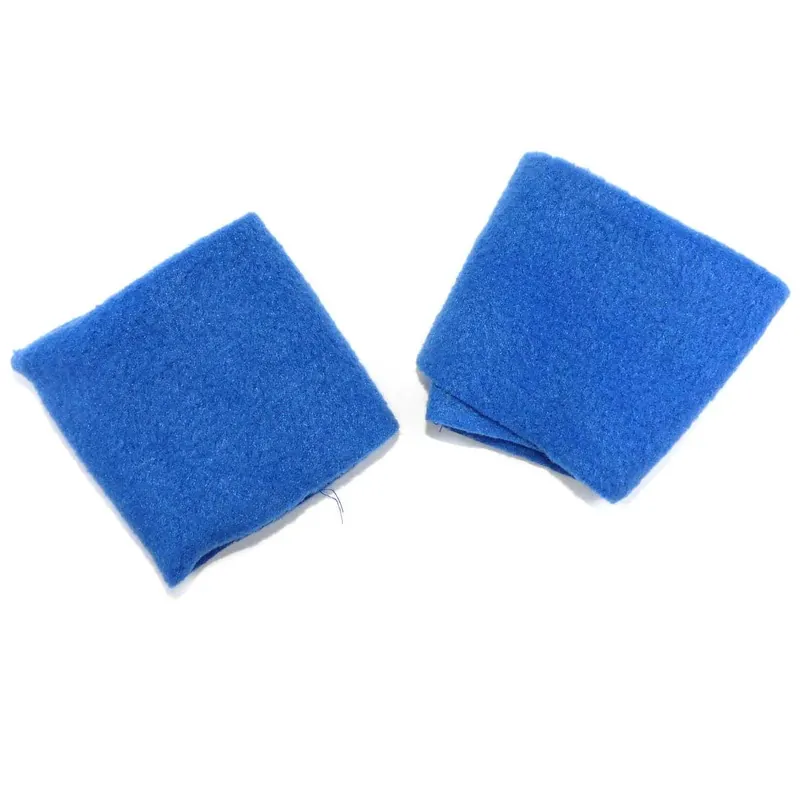 Última Oportunidad Puños de felpa para ropa 7cm. Varios colores - Azul 17 - Para prendas