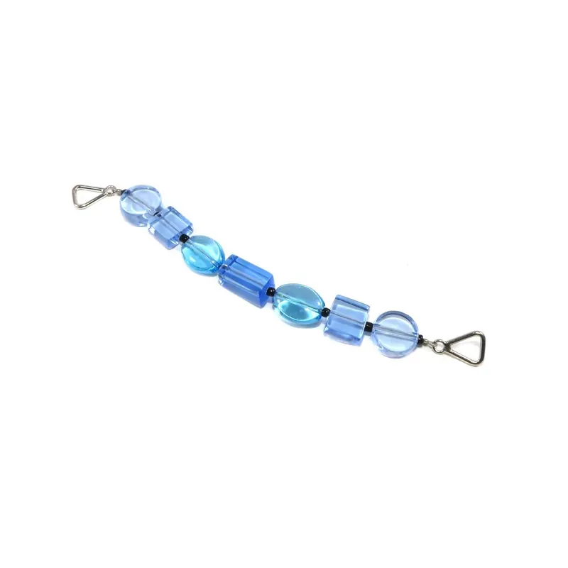 Última Versión Trabilla abalorios cristal 11cm. Varios colores - Rosa 12