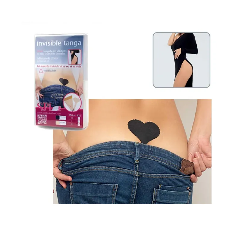 Última Versión Tanga invisible reutilizable. Varios colores - Negro - M